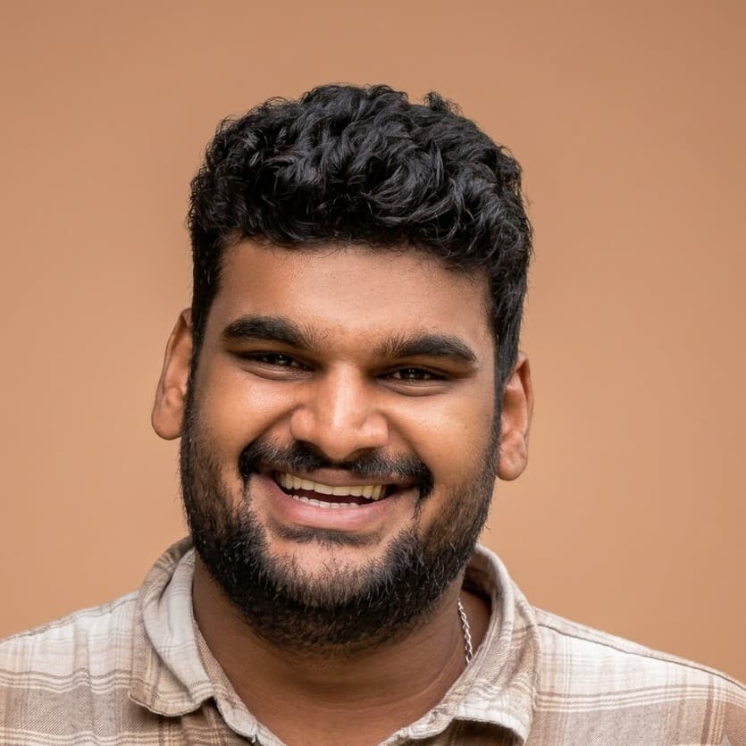 Portrait of Nevil Krishna K, frontend engineer