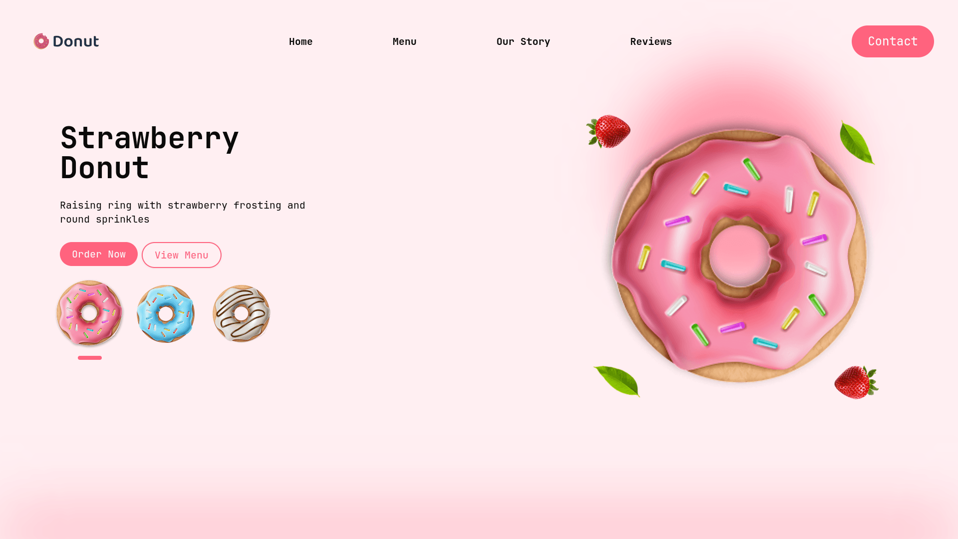 Donut Website